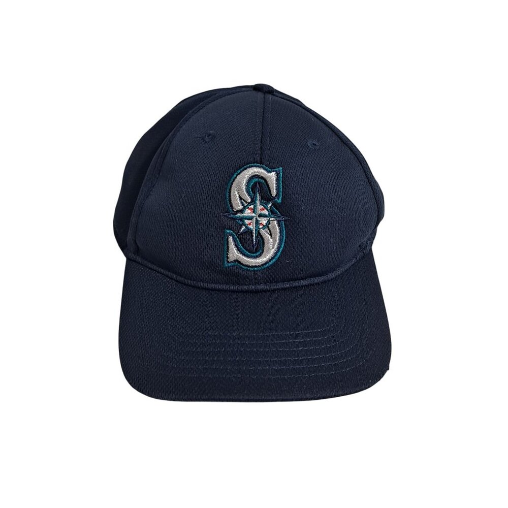 Seattle Mariner Hat Team MLB Baseball Universal Athletics Blue Hook Loop Closure